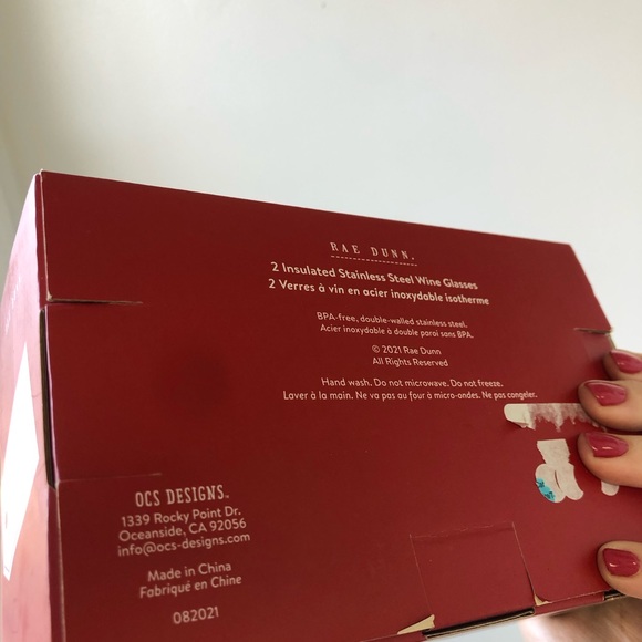 Rae Dunn bestie wine travel cups - Picture 3 of 4